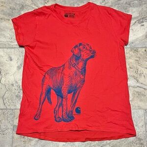 Carhartt Shirt Girls Red Dog Graphic Kids Size Youth XL